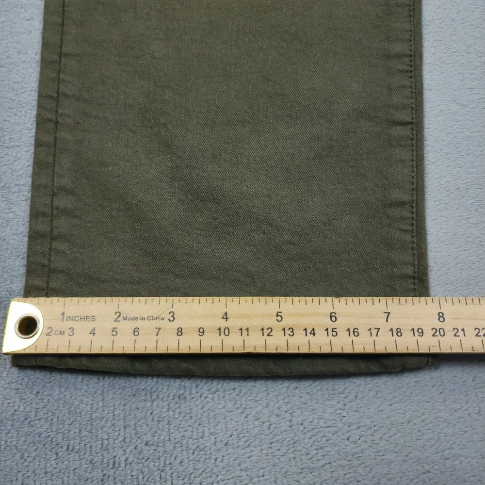 Polo Ralph Lauren Sullivan Jeans Mens 42x30 Olive Green Slim Stretch Preppy